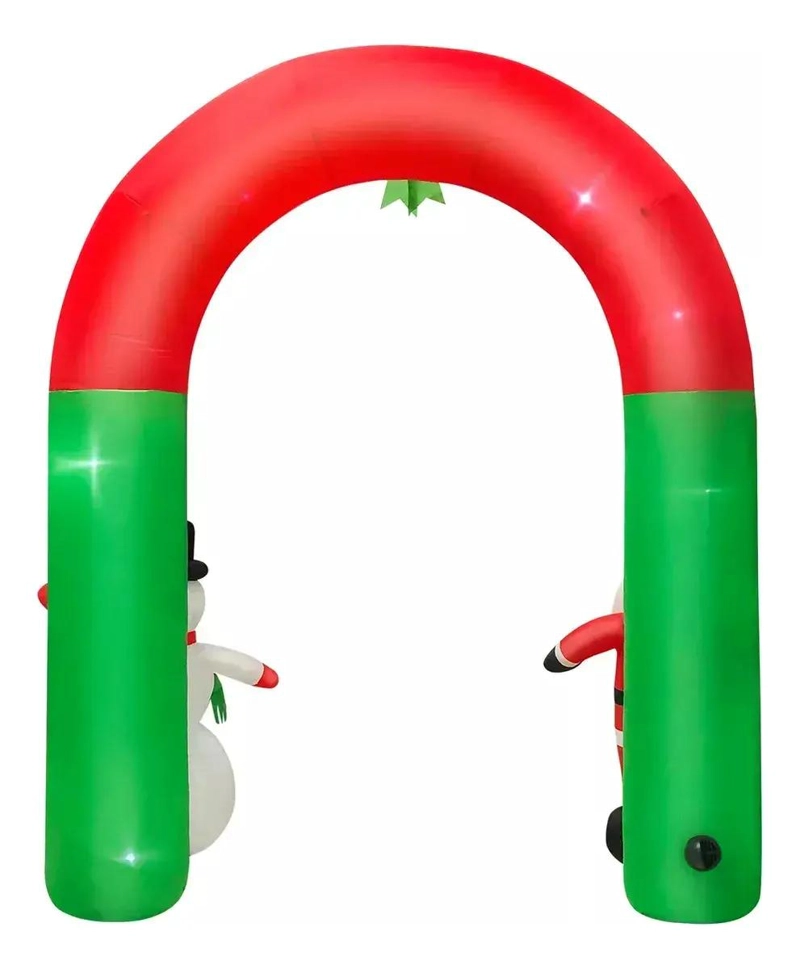 INFLABLE NAVIDEÑO ARCO CON MUÑECO DE 210 CM - 4