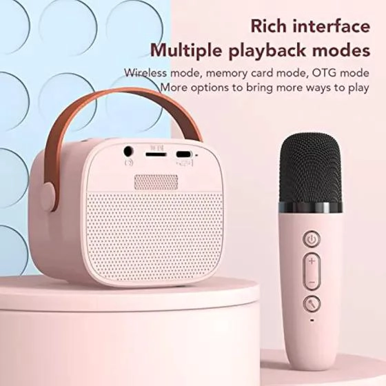 ALTAVOZ BLUETOOTH INALAMBRICO CON MICROFONO PARA NIÑOS - 5
