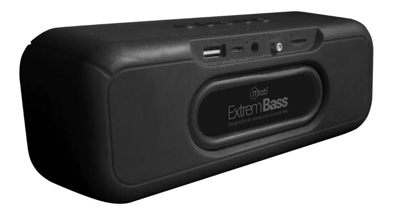PARLANTE BLUETOOTH EXTREM BASS TWS 8907 NEGRO - 2