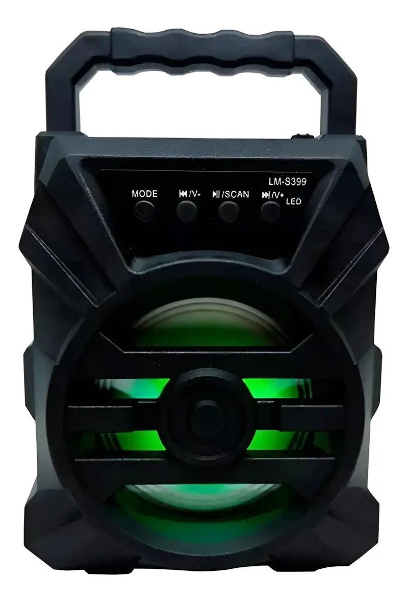 PARLANTE PORTATIL BLUETOOTH CON LUZ LED Y PUERTO USB - 1
