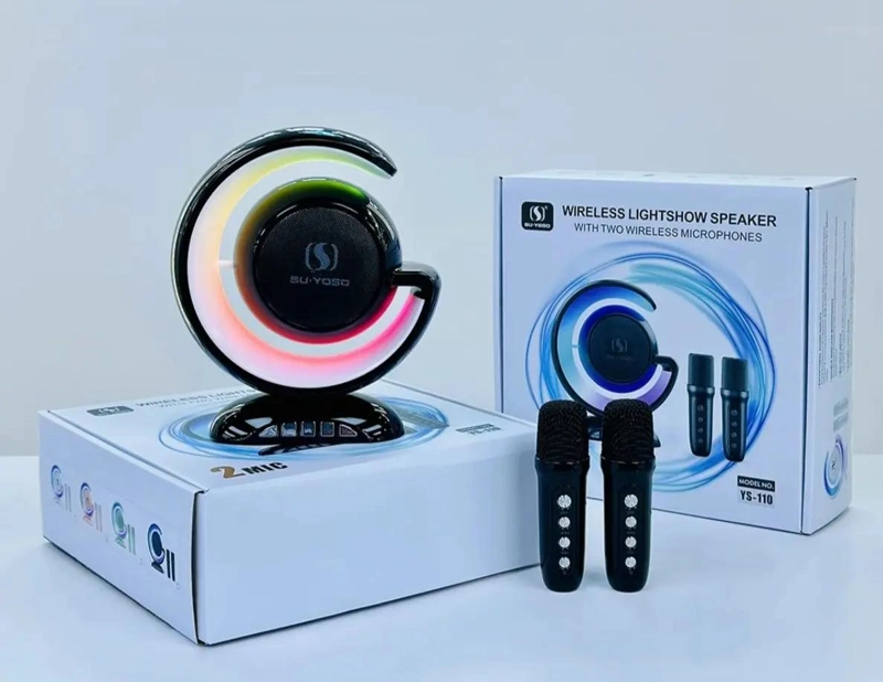 PARLANTE BLUETOOTH KARAOKE WIRELESS CON MICROFONO - 2