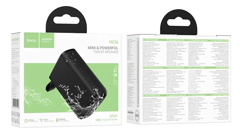 PARLANTE INALAMBRICO PORTATIL BLUETOOTH NEGRO - 2