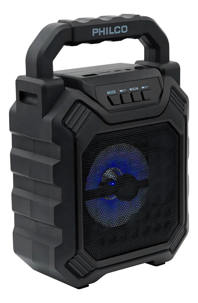 PARLANTE PORTATIL BLUETOOTH CON LUZ RGB Y RADIO FM - 3