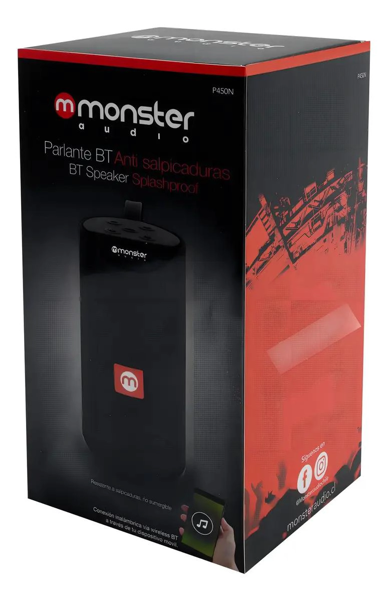 PARLANTE BLUETOOTH PORTATIL COLOR NEGRO - 4