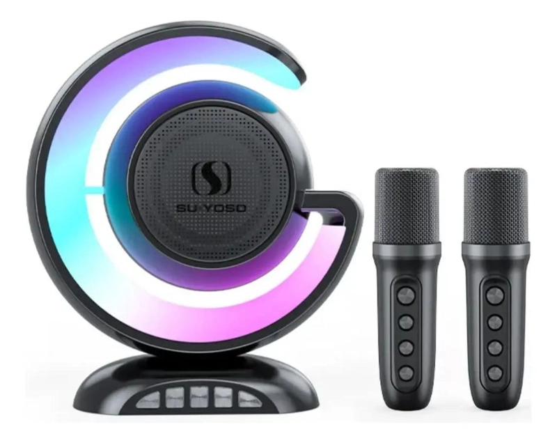 PARLANTE PORTATIL BLUETOOTH KARAOKE MINI CON MICROFONO - 1