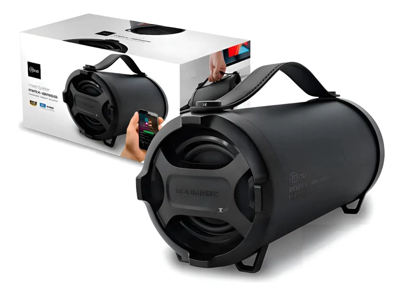 PARLANTE PORTATIL CON BLUETOOTH Y TECNOLOGIA MAXBASS - 1