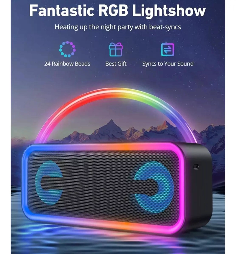 PARLANTE BLUETOOTH INALAMBRICO CON SONIDO ESTE REO Y LUZ R - 3
