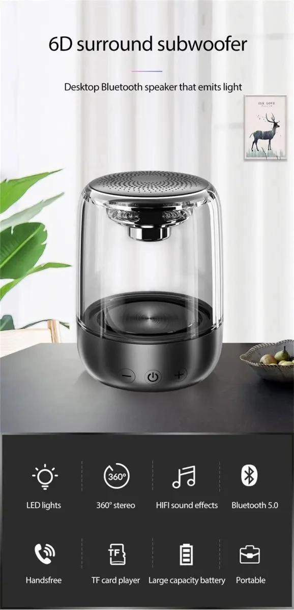 BOCINA INALAMBRICA BLUETOOTH 5.0 TWS C7 - 5