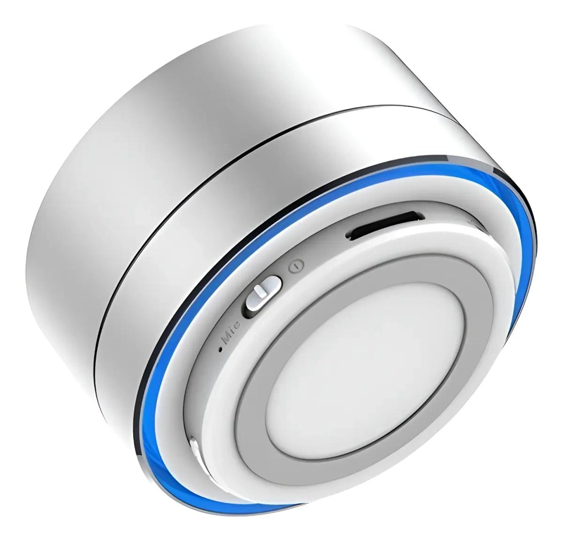 PARLANTE MINI ALTAVOZ BLUETOOTH FREE MUSIC A10 GRIS - 1
