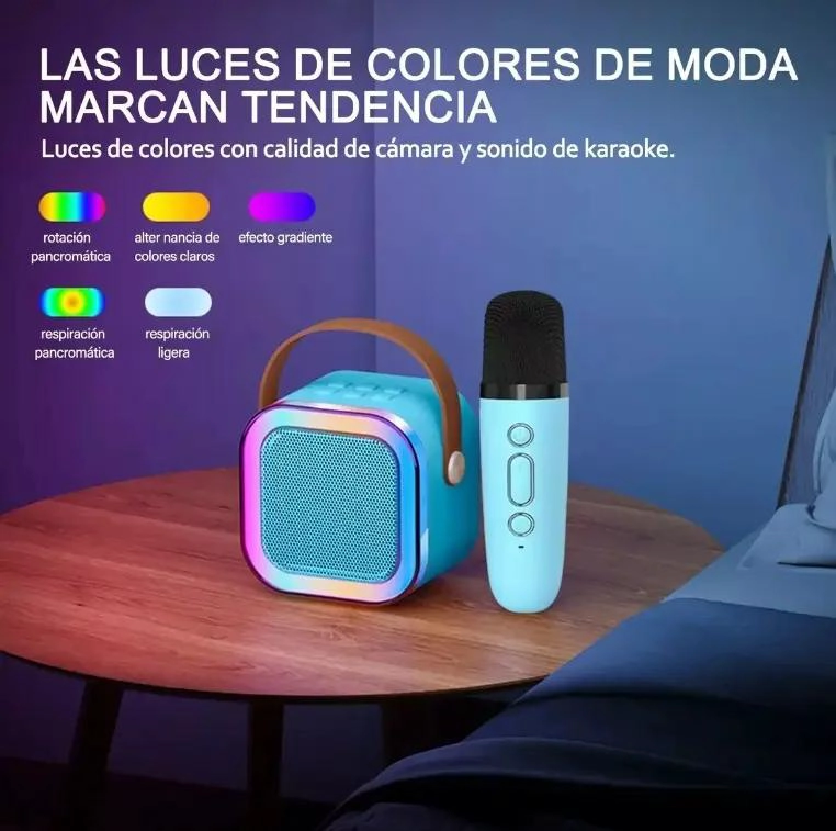 PARLANTE INFANTIL K12 CON 2 MICROFONOS - 2