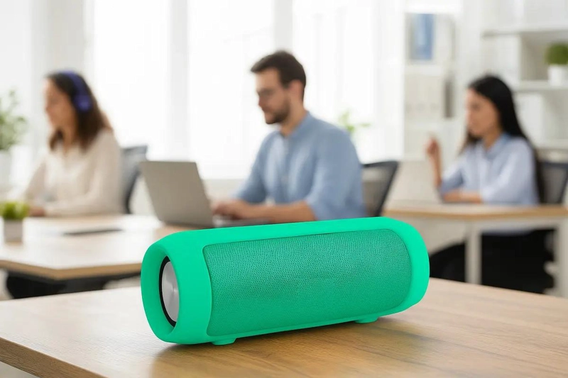 PARLANTE BLUETOOTH PORTATIL 10W CON BATERIA 6000MAH VERDE - 2
