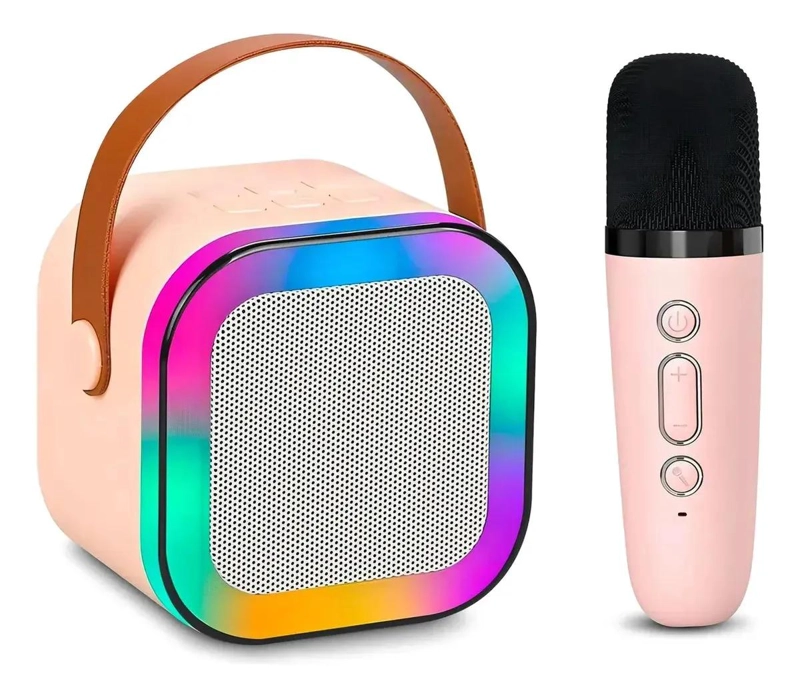 PARLANTE BLUETOOTH PORTATIL K12 CON MICROFONO Y KARAOKE - 3