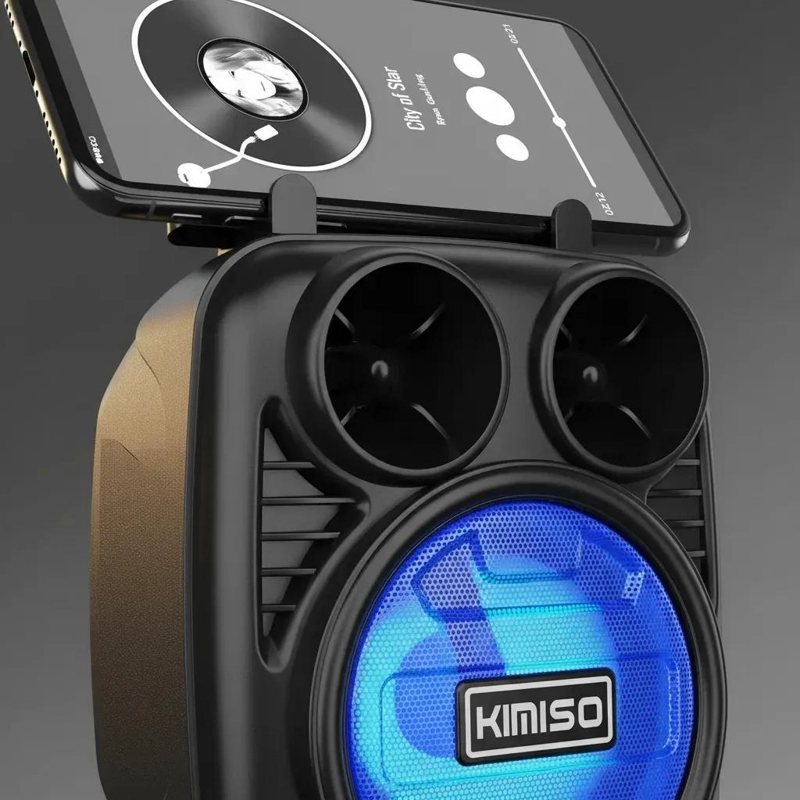 PARLANTE INALAMBRICO BLUETOOTH 8W PORTATIL CON LED - 4