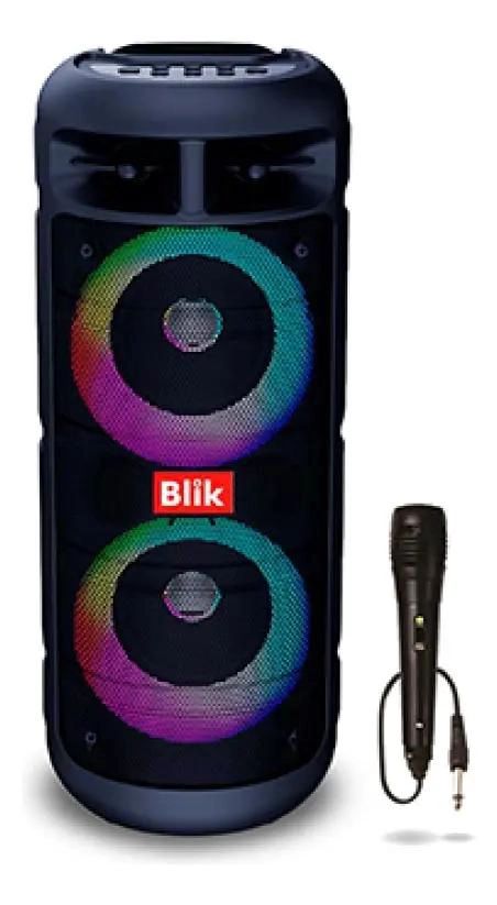 PARLANTE KARAOKE BLUETOOTH CON MICROFONO NEGRO - 1