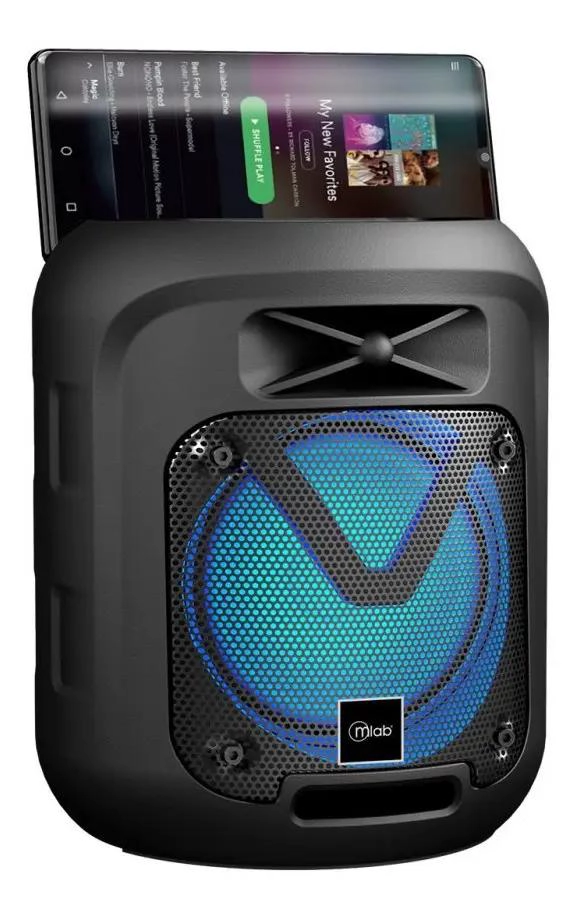 PARLANTE PORTATIL KARAOKE BLUETOOTH TWS NEGRO - 3