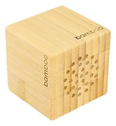 MINI PARLANTE PORTATIL DE BAMBOO ECOLOGICO - 3
