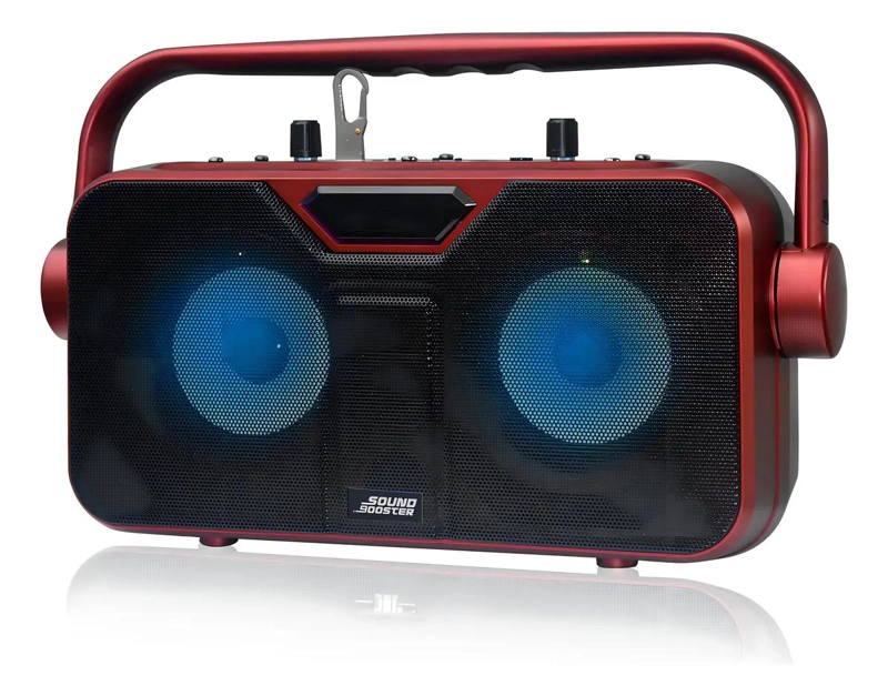 PARLANTE PORTATIL BLUETOOTH KARAOKE 12W NEGRO - 1