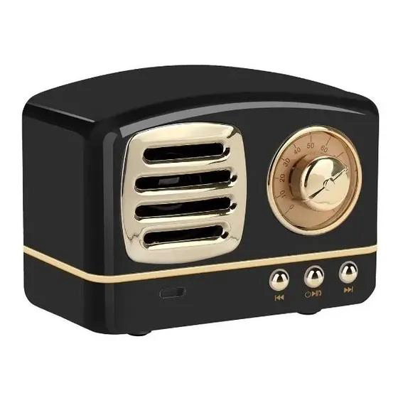 ALTAVOZ BLUETOOTH CON RADIO Y DISEÑO RETRO - 2