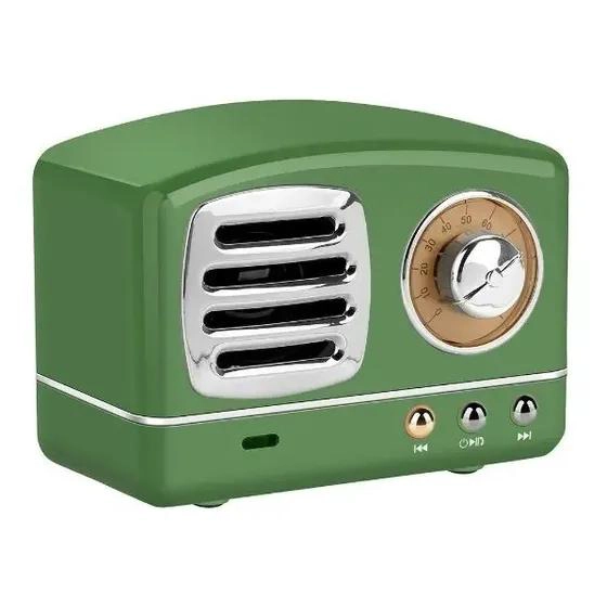 ALTAVOZ BLUETOOTH CON RADIO Y DISEÑO RETRO - 3