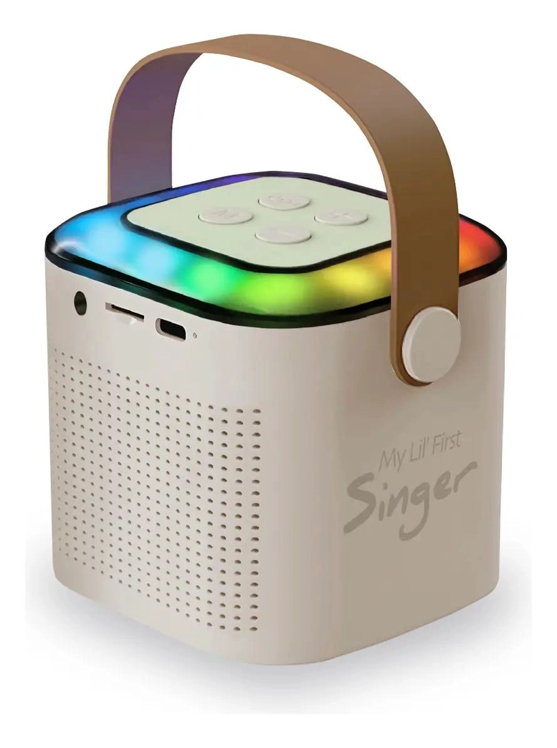 PARLANTE KARAOKE INFANTIL CON LUZ Y MICROFONO - 3