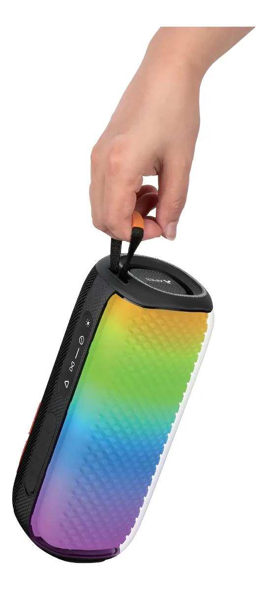 PARLANTE BLUETOOTH PORTATIL CON LUCES RGB Y DISEÑO EN PIE - 2