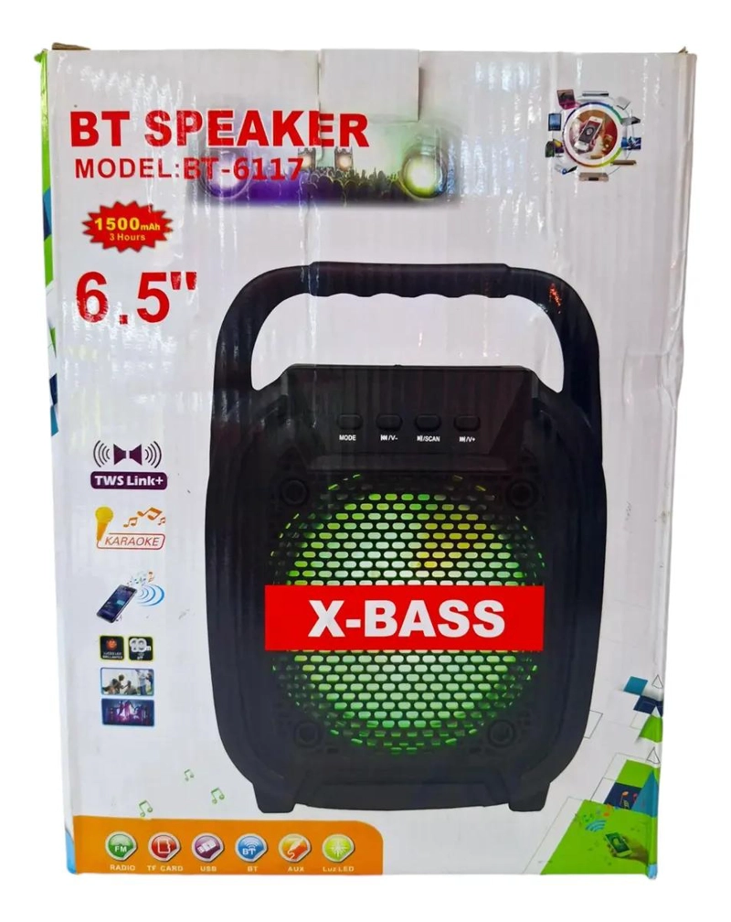 PARLANTE BLUETOOTH CON RADIO FM Y ALTAVOZ - 5