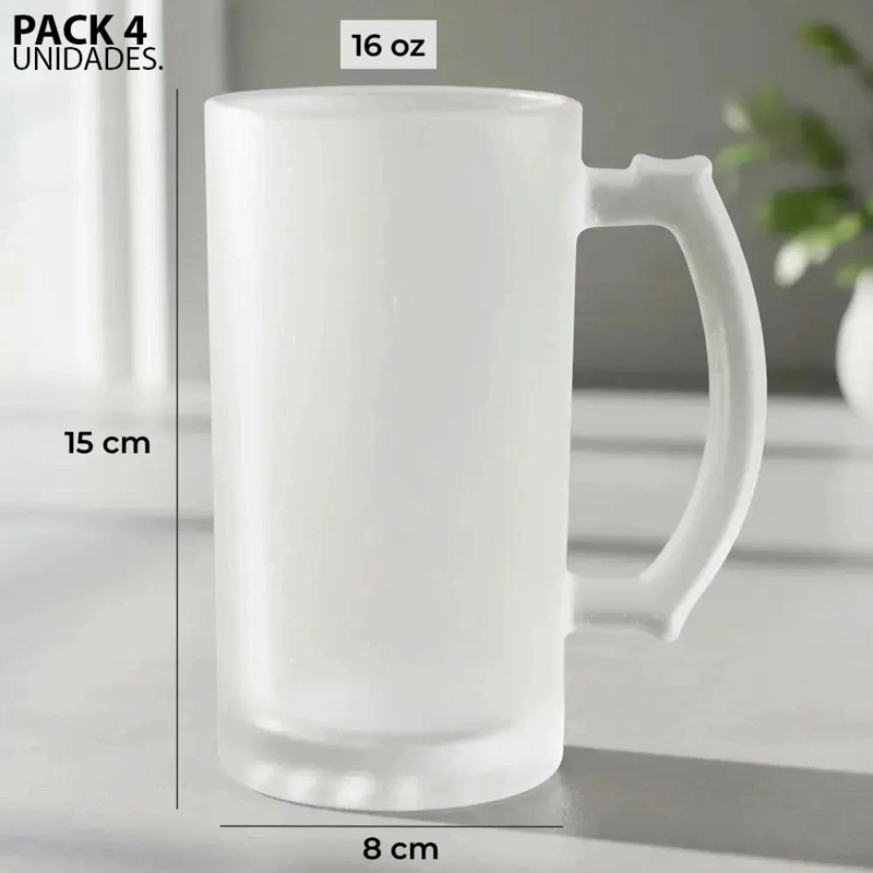 PACK 4 SHOPEROS PREMIUM EMPAVONADO 16 OZ PARA SUBLIMACION - 2