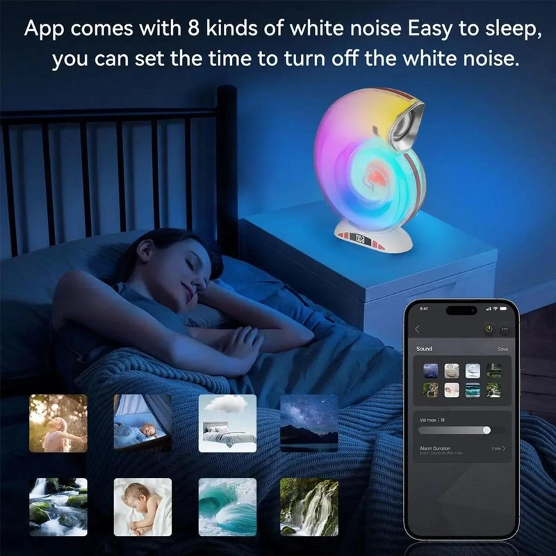 PARLANTE BLUETOOTH CON LUZ RGB Y RADIO FM - 5