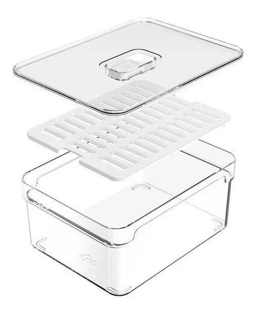 ORGANIZADOR PARA REFRIGERADOR CLEAR FRESH 2,2 LITROS - 4