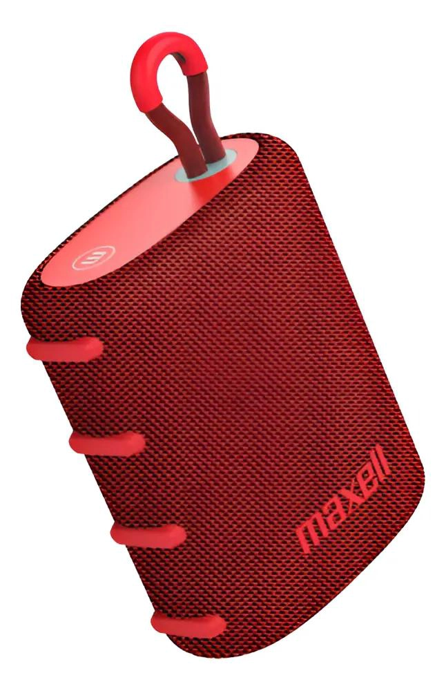 PARLANTE BLUETOOTH PORTATIL RESISTENTE AL AGUA ROJO - 1