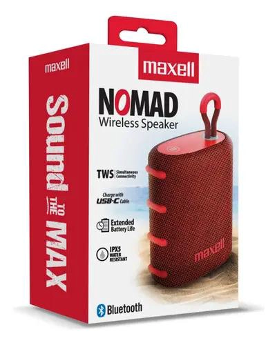 PARLANTE BLUETOOTH PORTATIL RESISTENTE AL AGUA ROJO - 2