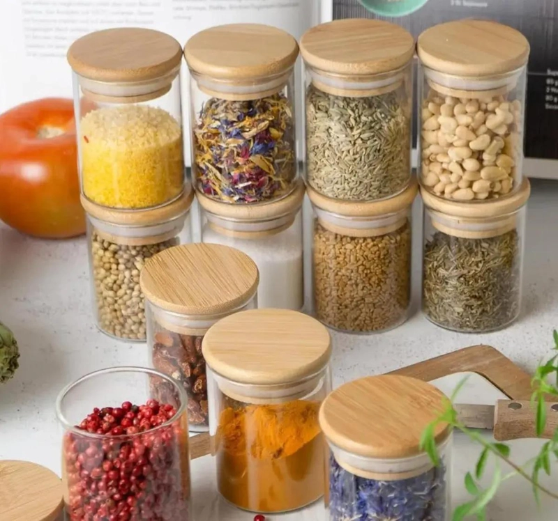 PACK 12 FRASCOS DE VIDRIO HERME TICOS PARA ALIMENTOS - 2