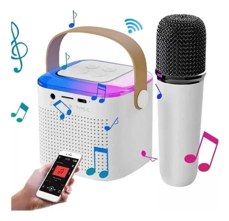 PARLANTE BLUETOOTH INALAMBRICO PORTATIL CON MICROFONO - 4