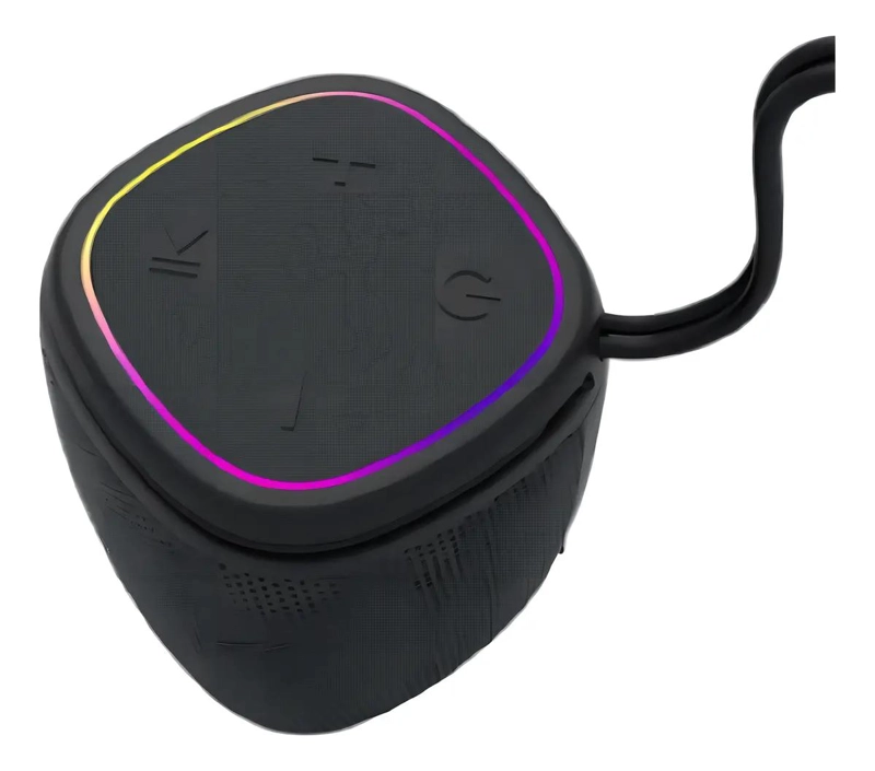 PARLANTE BLUETOOTH PORTATIL NEGRO MOW R2 - 1