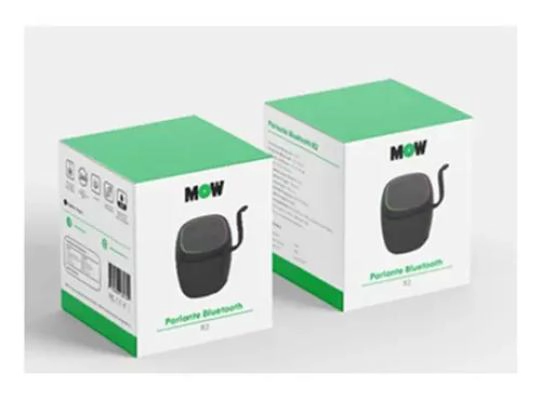 PARLANTE BLUETOOTH PORTATIL NEGRO MOW R2 - 5