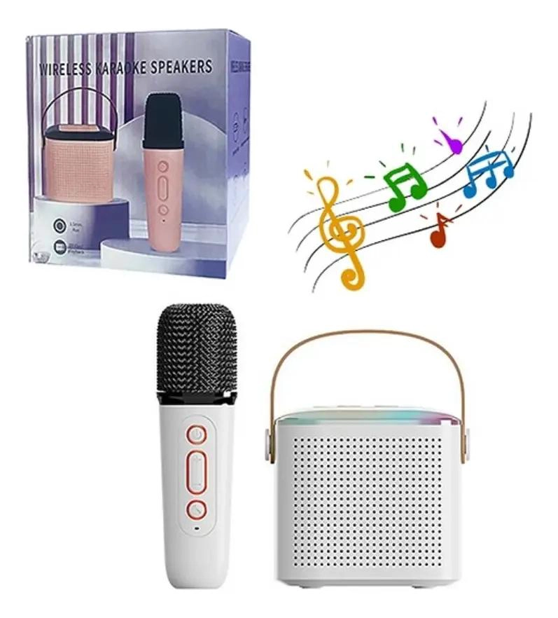 PARLANTE KARAOKE PORTATIL MINI CON MICROFONO INALAMBRICO - 4