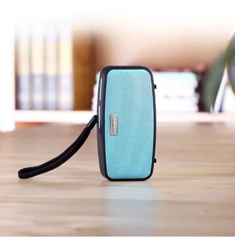 MINI BOCINA PORTATIL BLUETOOTH CON RADIO FM AZUL - 2