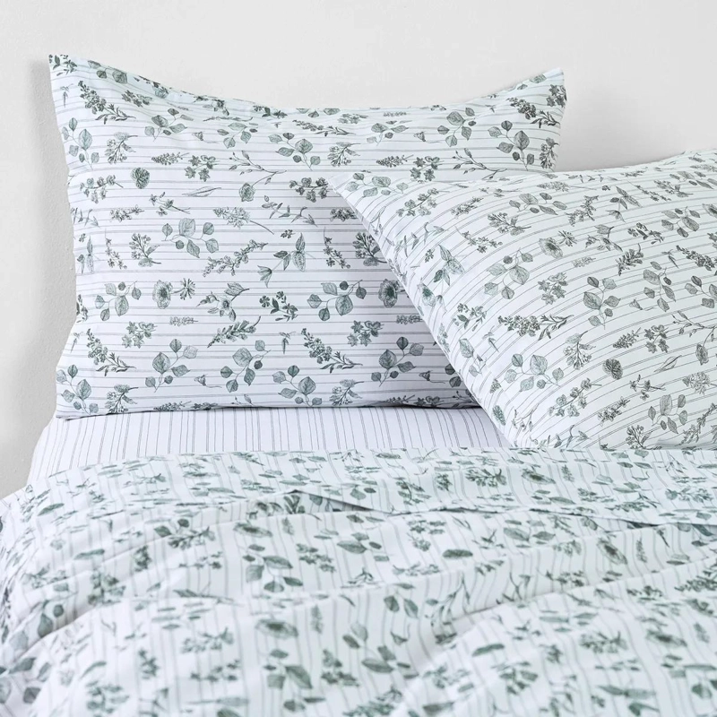 SABANAS PARA CAMA QUEEN 2 PLAZAS 200 HILOS ALGODON - 1