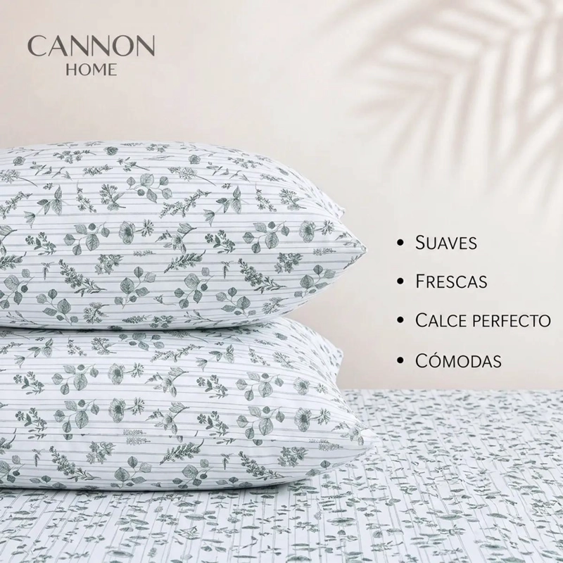 SABANAS PARA CAMA QUEEN 2 PLAZAS 200 HILOS ALGODON - 2