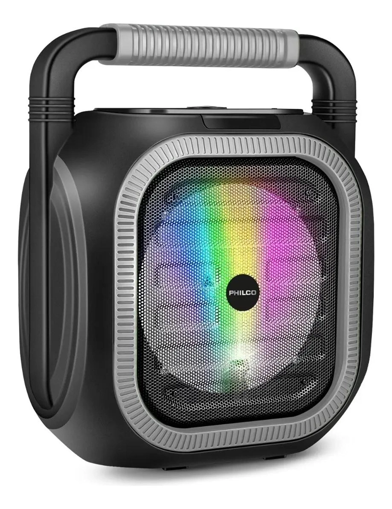 PARLANTE KARAOKE BLUETOOTH 6.5' RGB 2000W NEGRO - 3