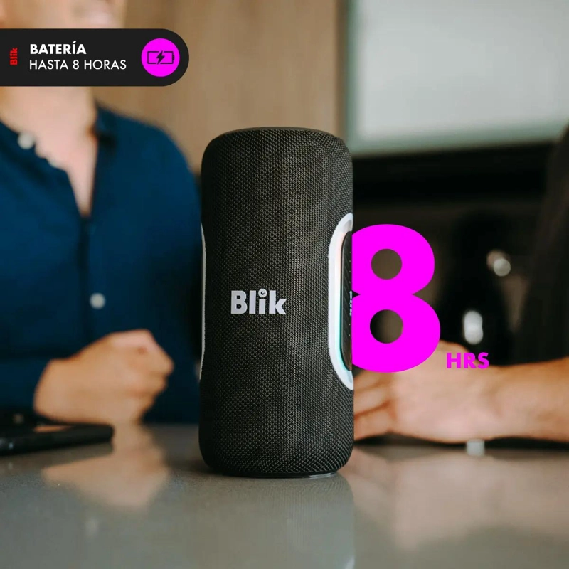 PARLANTE BLUETOOTH PORTATIL 40W IPX5 NEGRO - 5