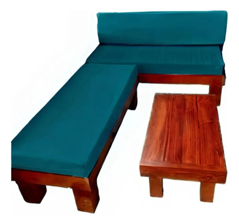 COJIN RECTANGULAR PARA TERRAZA 124X50X10 CM DENSIDAD 21 - 2