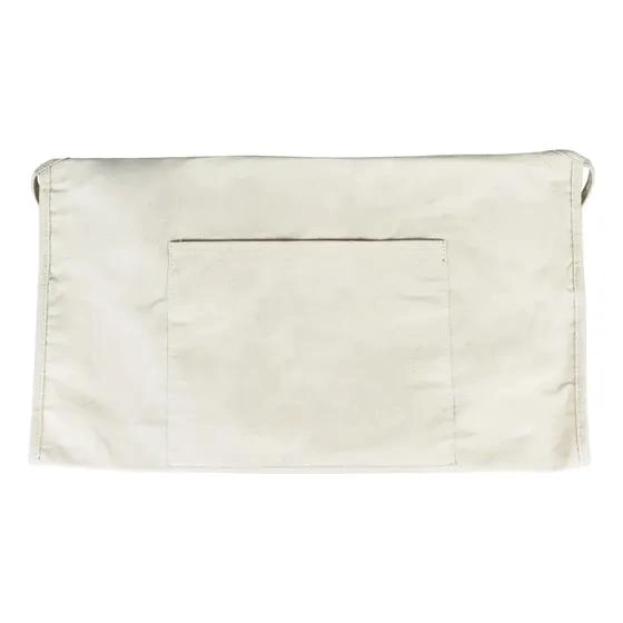 DELANTAL PECHERA ALGODON 8OZ NATURAL Y NEGRO PACK 4 - 5