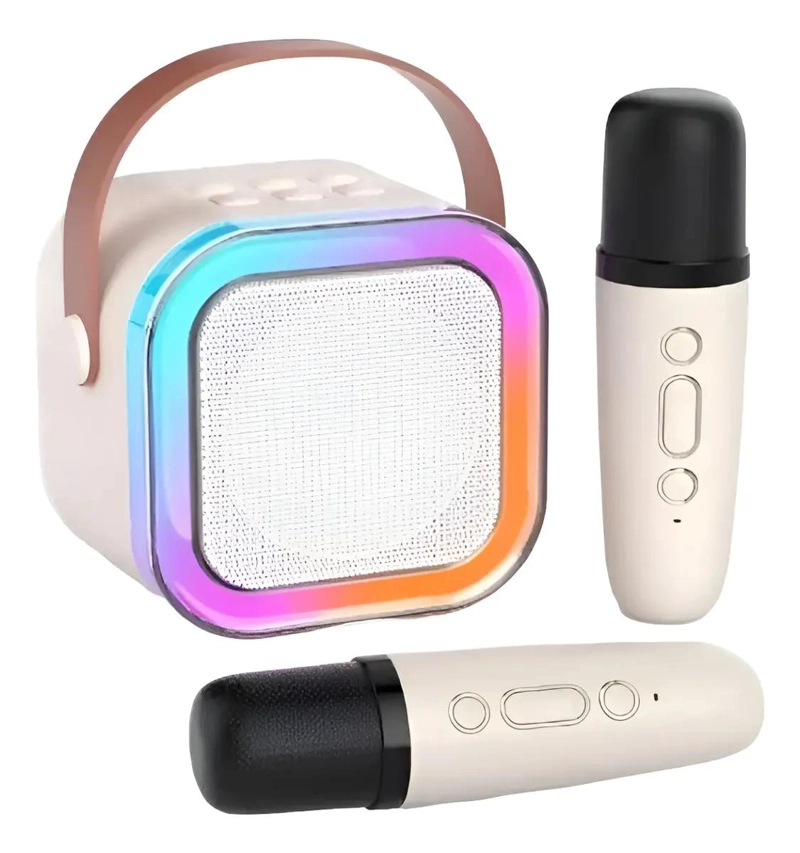 MINI PARLANTE KARAOKE BLUETOOTH PARA NIÑOS CON MICROFONO - 2