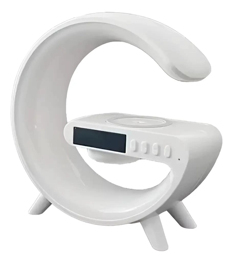 GENÉRICO PARLANTE BLUETOOTH MINI CON LAMPARA, RELOJ Y ALARMA