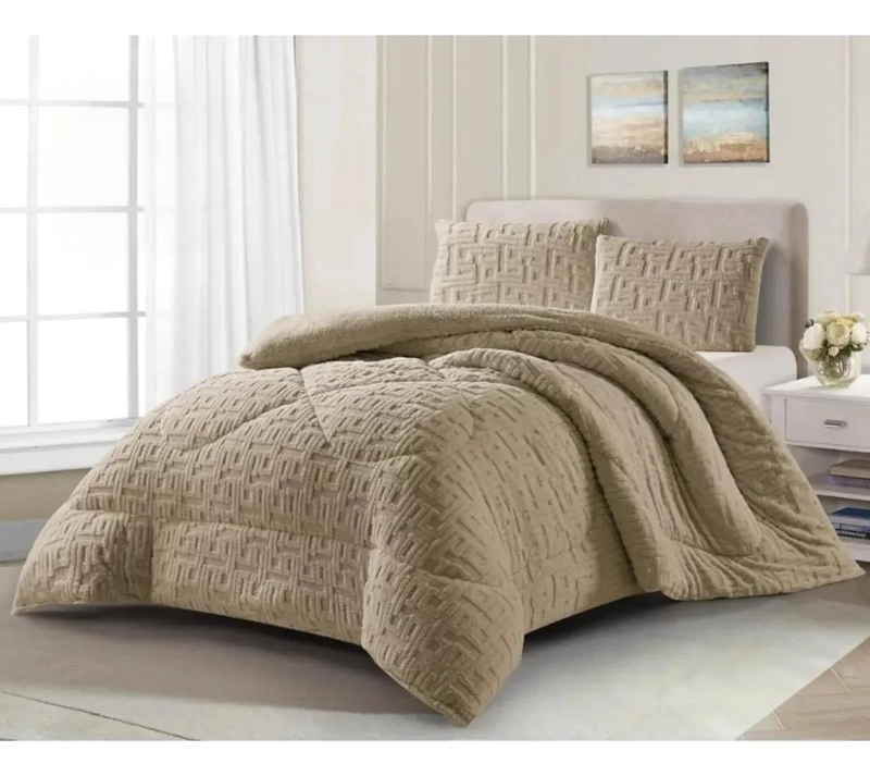 COBERTOR ACOLCHADO KING 2.5 PLAZAS 280X250 CM - 1
