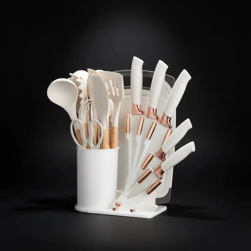 SET COMPLETO DE 19 UTENSILIOS DE COCINA EN SILICONA RESISTENTE Y ERGONOMICOS - 3