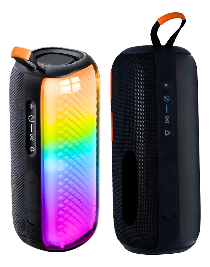 PARLANTE BLUETOOTH PORTATIL CON LUCES RGB Y DISEÑO EN PIE - 4
