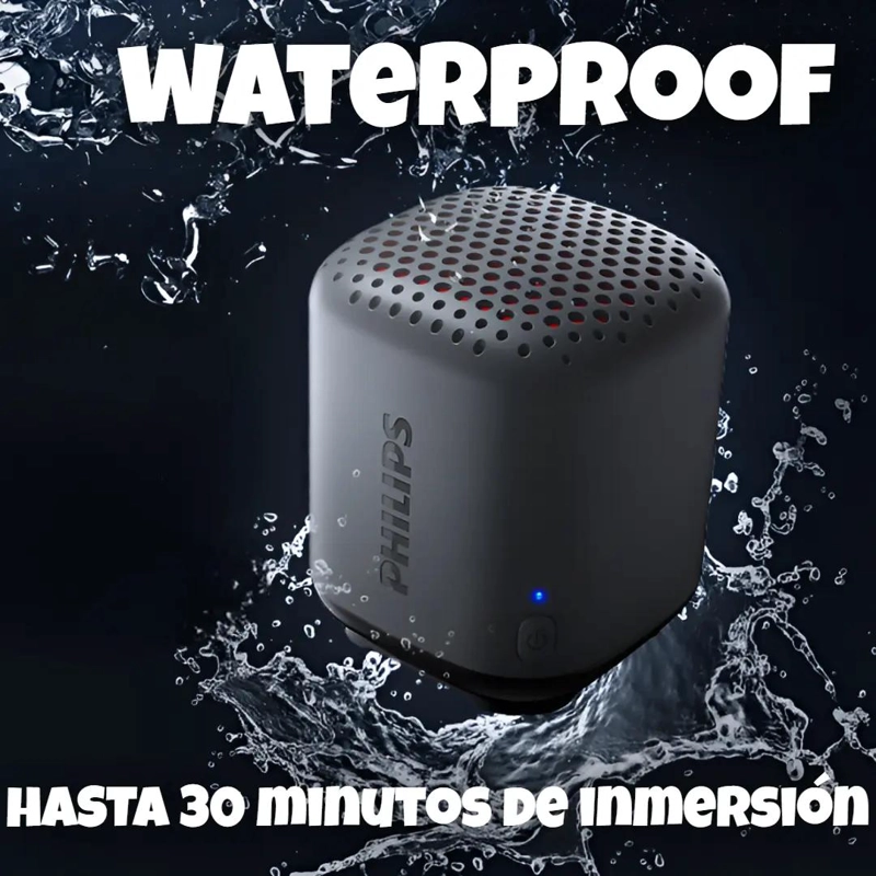 PARLANTE BLUETOOTH WATERPROOF IPX7 CON 8 HORAS DE MUSICA - 3