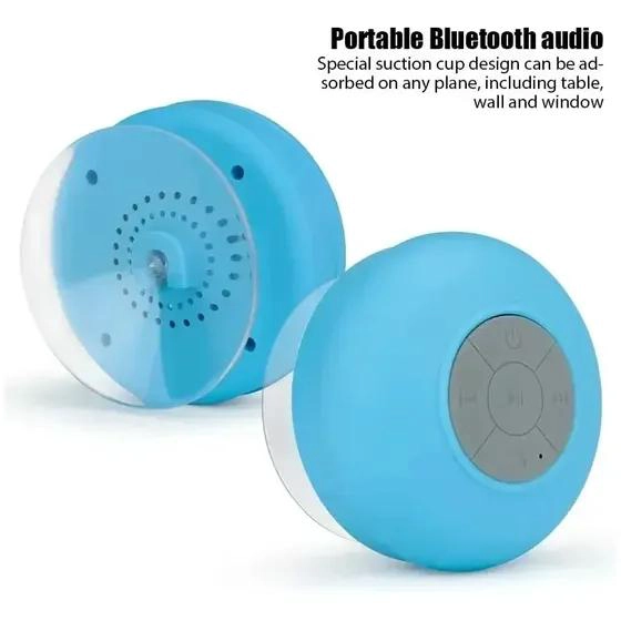 PARLANTE BLUETOOTH IMPERMEABLE CON VENTOSA PARA DUCHA - 4